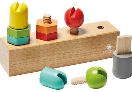 Conjunto de Enroscar e Desenroscar Montessori Cheap