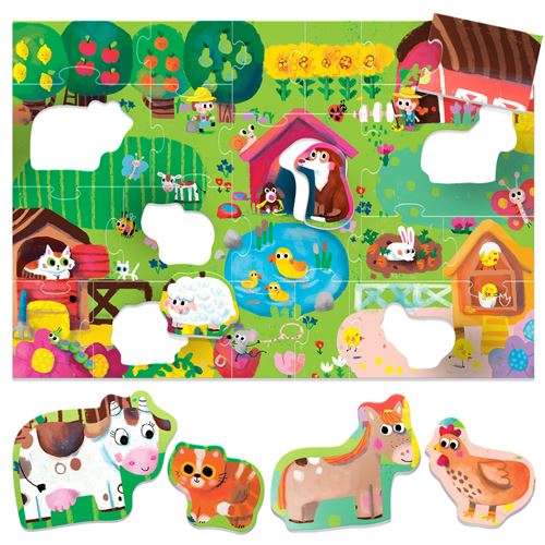 Puzzle Maxi Shaped: Farm - Headu Online Hot Sale