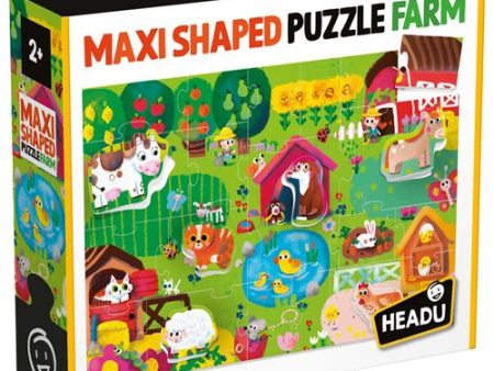 Puzzle Maxi Shaped: Farm - Headu Online Hot Sale