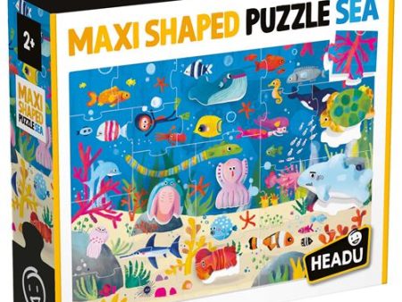 Puzzle Maxi Shaped: Sea - Headu For Sale