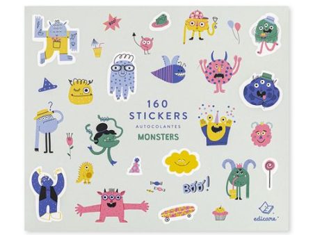 160 Stickers - Monsters Discount