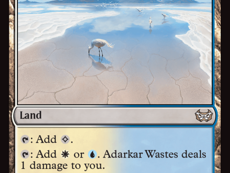 Adarkar Wastes [Duskmourn: House of Horror Commander] For Discount