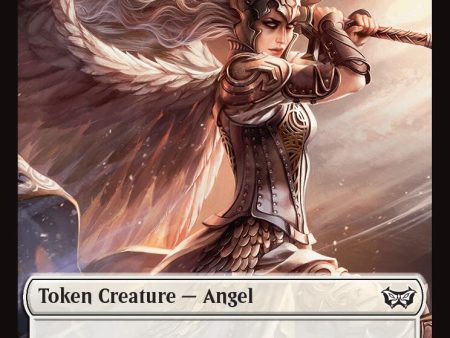 Angel    Treasure Double-Sided Token [Duskmourn: House of Horror Commander Tokens] Sale