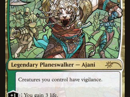 Ajani, the Greathearted (Stained Glass) [Secret Lair Drop Promos] Supply