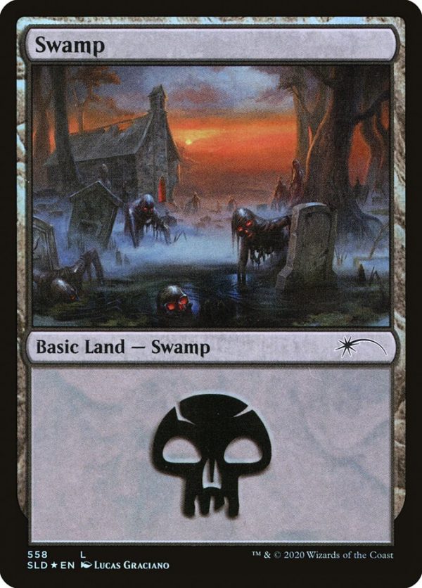 Swamp (Reanimated) (558) [Secret Lair Drop Promos] Online Hot Sale