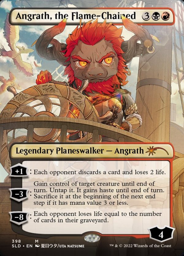 Angrath, the Flame-Chained (Borderless) [Secret Lair Drop Series] Discount