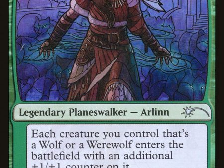 Arlinn, Voice of the Pack (Stained Glass) [Secret Lair Drop Promos] For Sale