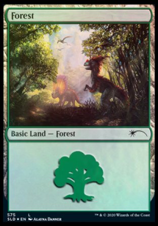 Forest (Dinosaurs) (575) [Secret Lair Drop Promos] Fashion