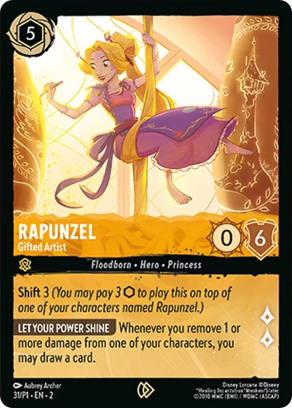 Rapunzel - Gifted Artist (31) [Promo Cards] on Sale