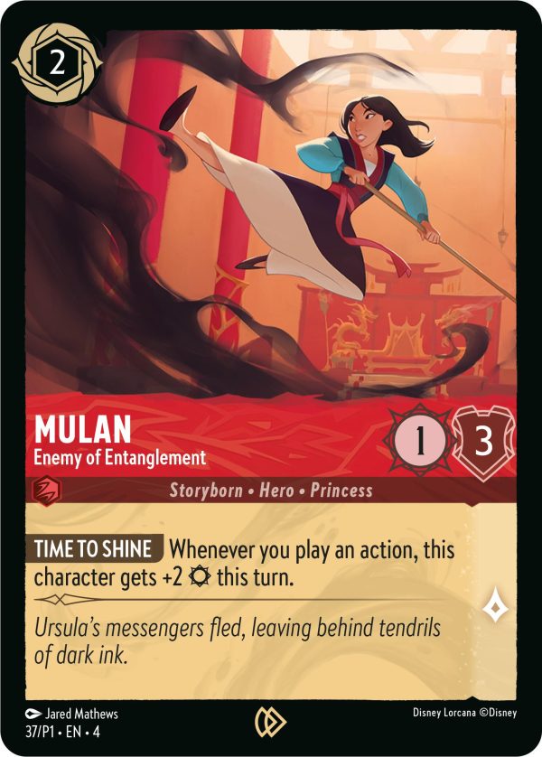 Mulan - Enemy of Entanglement (37) [Promo Cards] For Discount