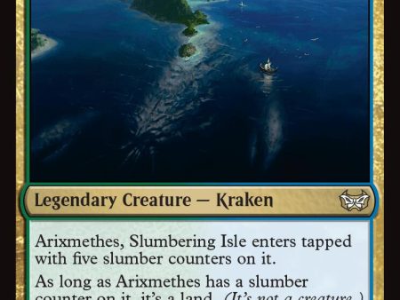 Arixmethes, Slumbering Isle [Duskmourn: House of Horror Commander] Online Sale